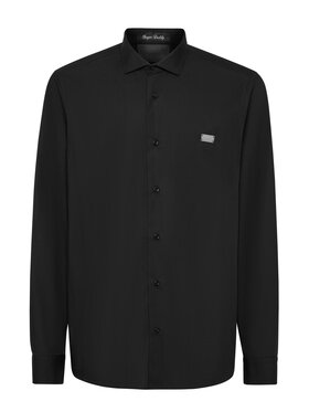 PHILIPP PLEIN PHILIPP PLEIN Koszula 22579 Czarny Fitted Fit