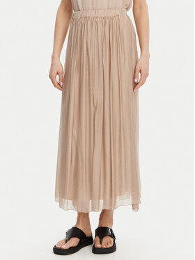 ViCOLO ViCOLO Миди пола TD0022 Бежов Regular Fit
