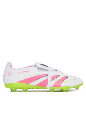 adidas adidas Ghete pentru fotbal Predator Pro Fold-Over Tongue Firm Ground JR0440 Alb