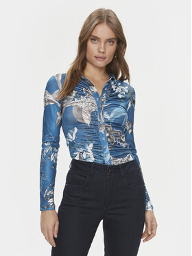 Guess Guess Блузка W2BP43 KBEM0 Червоний Slim Fit