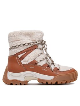 Clarks Clarks Μποτάκια Althike Up Wp 261734084 Μπεζ