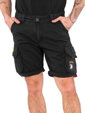 Alpha Industries Alpha Industries Szorty materiałowe AI.186209-03-29 Czarny Slim Fit
