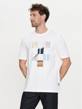 Bugatti Bugatti T-shirt 8350 55045A Bijela Regular Fit