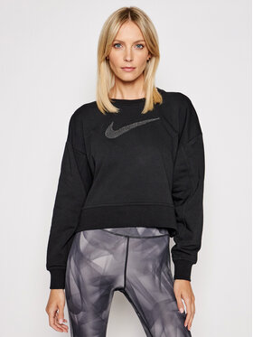 Nike Nike Bluză Get Fit CU5506 Negru Oversize