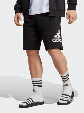 adidas adidas Спортни шорти Essentials Big Logo French Terry Shorts IC9401 Черен Regular Fit