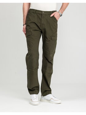 Marcus Marcus Pantaloni di tessuto Gerry Cargo 5052 Verde Regular Fit