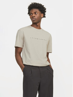 Jack&Jones Jack&Jones Tricou Star 12234746 Bej Relaxed Fit