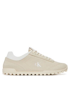 Calvin Klein Jeans Calvin Klein Jeans Sneakersy Low Profile Runner Mg Sue YW0YW01898 Béžová