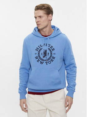 Tommy Hilfiger Tommy Hilfiger Majica dugih rukava Big Icon MW0MW33650 Plava Regular Fit
