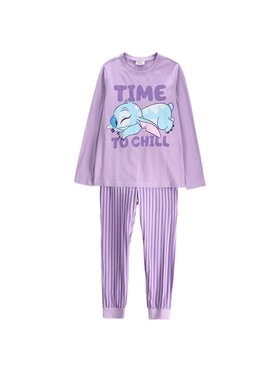 Coccodrillo Coccodrillo Piżama ZC6448102LGD-016 Fioletowy Regular Fit
