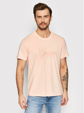 Guess Guess T-Shirt Barry M2GI60 I3Z00 Różowy Regular Fit