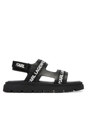 KARL LAGERFELD KARL LAGERFELD Сандали Z31176 M Черен
