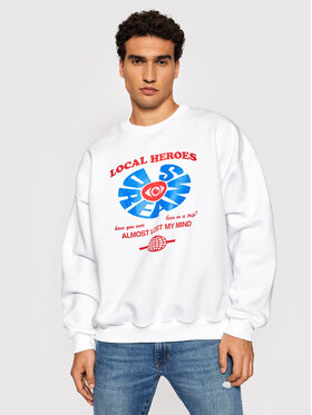 Local Heroes Local Heroes Bluza Lost My Mind AW21S0105 Biały Regular Fit