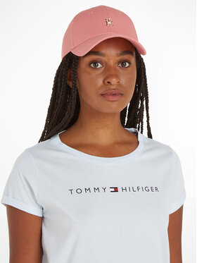 Tommy Hilfiger Kapa S šiltom Essential Chic Cap AW0AW15772 Roza