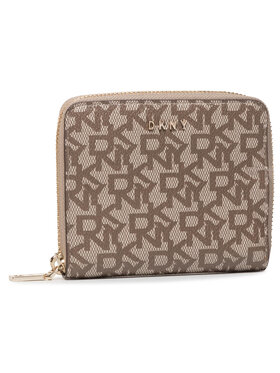 DKNY DKNY Didelė Moteriška Piniginė Bryant Sm Zip Aroun R831J656 Smėlio
