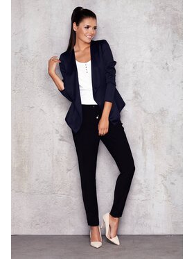 Infinite You Infinite You Marynarka M011 Granatowy Basic Fit