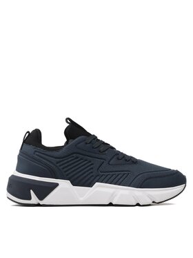 Calvin Klein Calvin Klein Sneakersy Low Top Lace Up Knit HM0HM00647 Granatowy