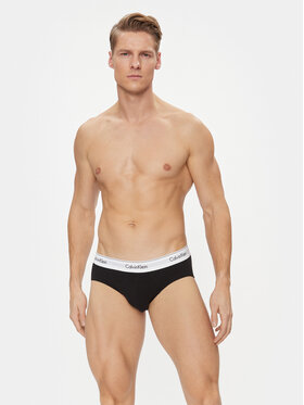 Calvin Klein Underwear Set Od 3 Para Muških Slip Gaća 000NB2379A Crna