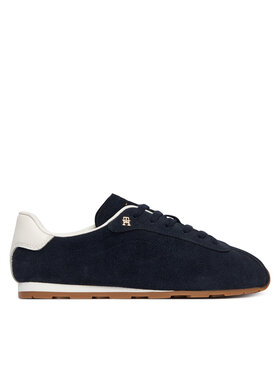 Tommy Hilfiger Tommy Hilfiger Sneakersy Th Bella Low Runner Suede FW0FW09189 Tmavomodrá