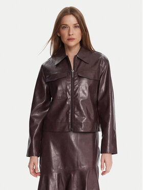 French Connection French Connection Tehisnahast jope Price 75ZAL 60 Bordoopunane Regular Fit