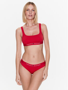 Tommy Hilfiger Tommy Hilfiger Bikini pezzo sopra UW0UW04108 Rosso