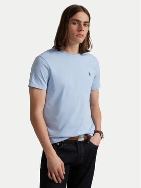 Polo Ralph Lauren Polo Ralph Lauren T-shirt 710671438444 Svijetloplava Custom Slim Fit