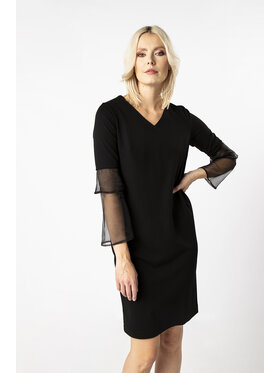 QUIOSQUE QUIOSQUE Každodenné šaty TIULE DRESS Čierna Regular Fit