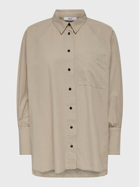 ONLY ONLY Marškiniai Selma 15229736 Smėlio Oversize