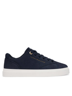 Tommy Hilfiger Tommy Hilfiger Sneakersy Logo Cupsole Trainers FW0FW09109 Granatowy