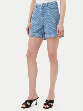 KARL LAGERFELD KARL LAGERFELD Pantaloni scurți de blugi A2W10111 Albastru Regular Fit