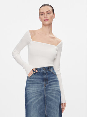 MAX&Co. MAX&Co. Halenka Tolone Bílá Slim Fit