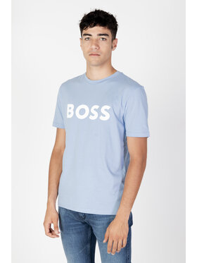 BOSS Boss T-Shirt THINKING 1 Błękitny Shirt Fit