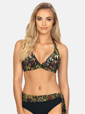 Miss Lou Miss Lou Góra od bikini Ivy Safari Fashion G-ML039 Zielony