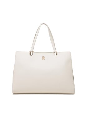 Tommy Hilfiger Tommy Hilfiger Handtasche Th Timeless Satchel AW0AW14491 Beige