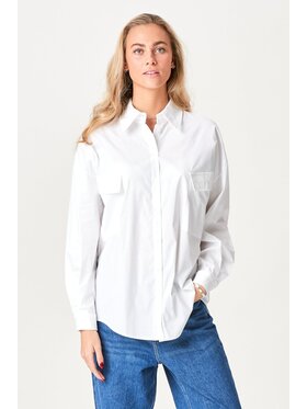 TeeShoppen TeeShoppen Koszula 'Oversized Collection' Biały Oversize