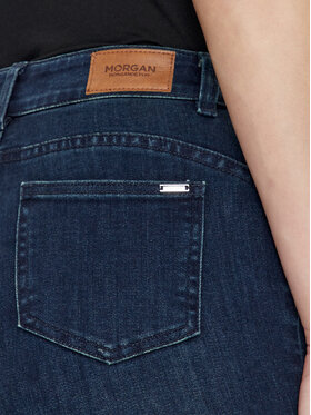 Morgan Jeans Hlače 222-PKELY Mornarsko Modra Straight Fit