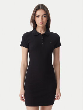 Tommy Jeans Tommy Jeans Vsakodnevna obleka DW0DW22852 Črna Slim Fit