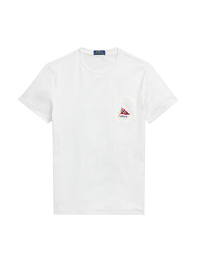 Polo Ralph Lauren Polo Ralph Lauren Majica 710B21952001 Bela Regular Fit