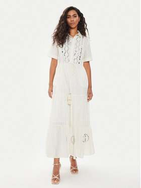 LOLA CASADEMUNT lola_casademunt Nyári ruha LS2416074 Ekru Regular Fit