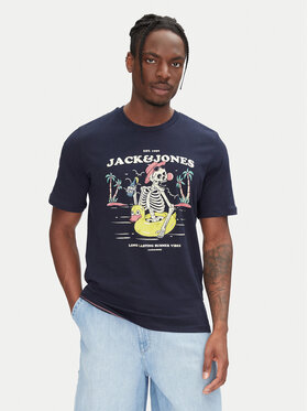 Jack&Jones Jack&Jones Póló Eljah 12268472 Sötétkék Relaxed Fit