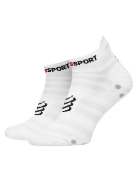 Compressport Compressport Rövid unisex zoknik Pro Racing Socks v4.0 Ultralight Run Low XU00051B Fehér