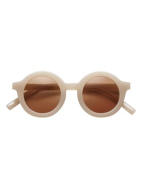 BabyMocs BabyMocs Okulary przeciwsłoneczne dziecięce Signature Baby Sunnies' Beżowy