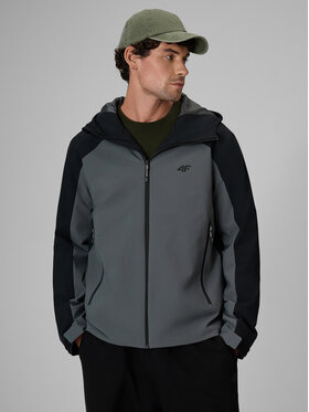 4F 4F Giacca di transizione URBAN COMMUTER Grigio scuro Regular Fit