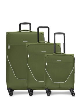Stratic Stratic Komplet walizek 276300 Zielony