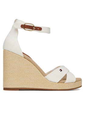 Tommy Hilfiger Tommy Hilfiger Sandaalid Flag High Wedge Espad Crisscross FW0FW08661 Ekrüüvärv