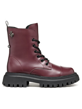 Geox Geox Zimske čizme J Maquinnens Girl J46M6B 000CN C7357 S Tamnocrvena