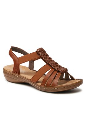 Rieker Rieker Sandály 60809-24 Hnědá