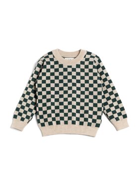 Kid story Kid story Sweter MERINO Zielony Oversize
