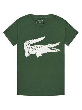 Lacoste Lacoste Marškinėliai TJ2910 Žalia Regular Fit