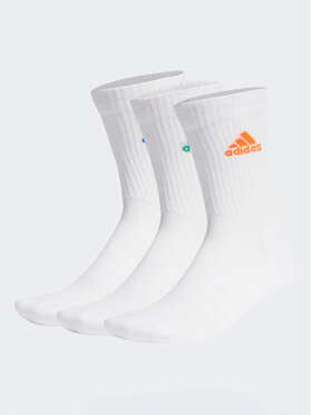 adidas adidas Klasické ponožky Unisex Cushioned Crew Socks 3 Pairs IC1314 Bílá